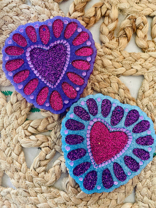 Squash Blossom Heart Car Freshie