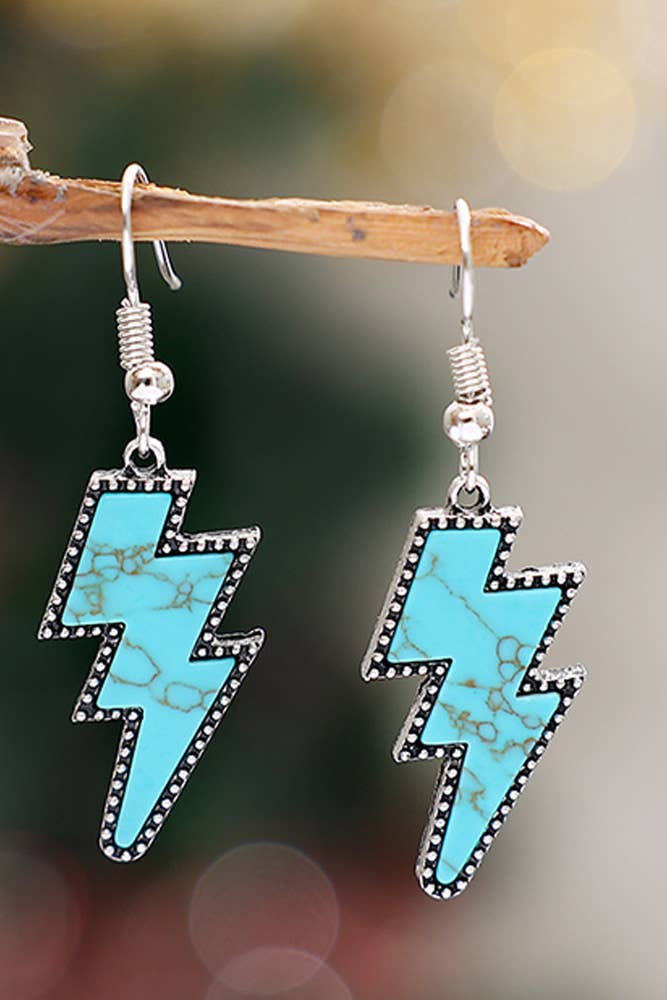 Lightening Stone Earrings