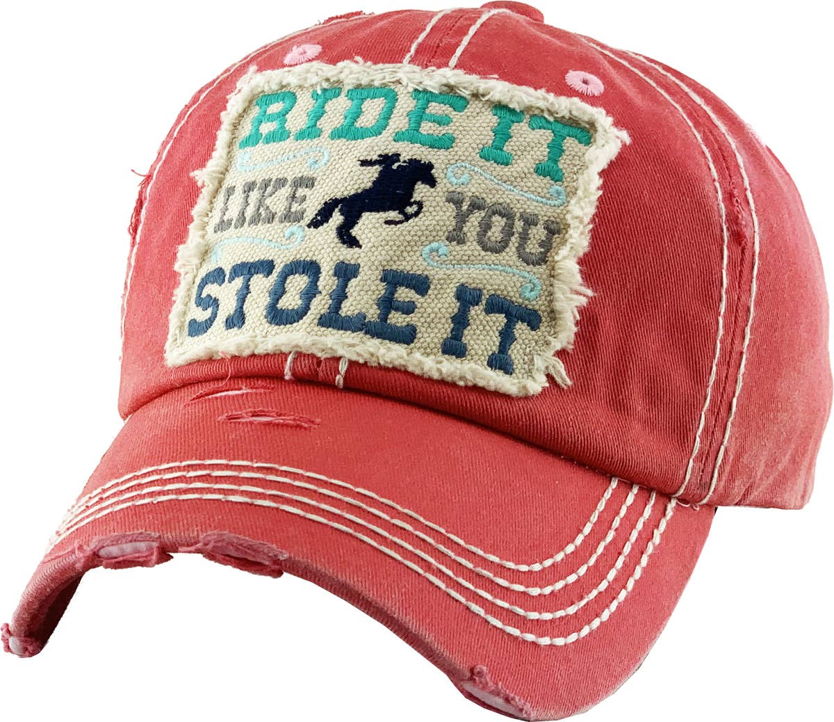 RIDE IT LIKE YOU STOLE IT WASHED VINTAGE BALLCAP