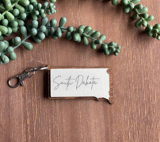 South Dakota Keychain