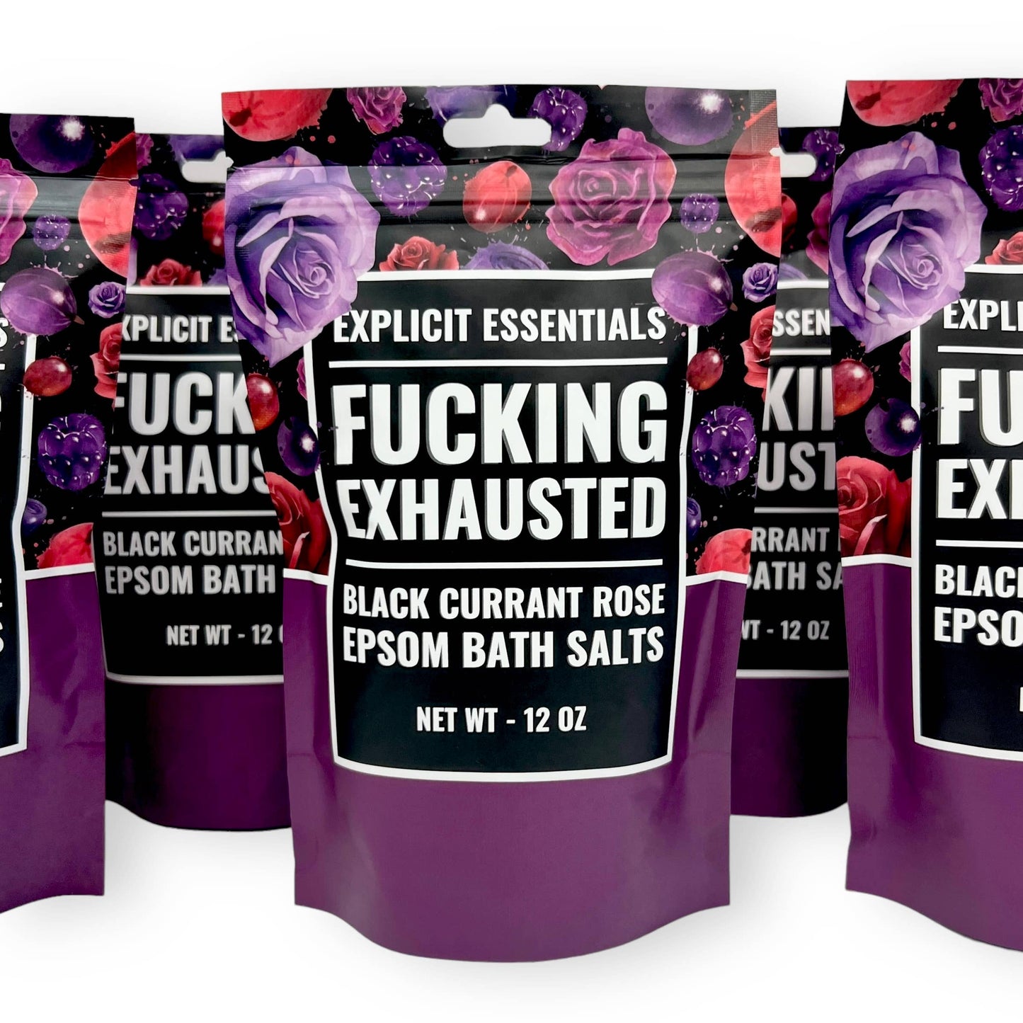 Fucking Exhausted Bath Epsom Salts 12oz Bag