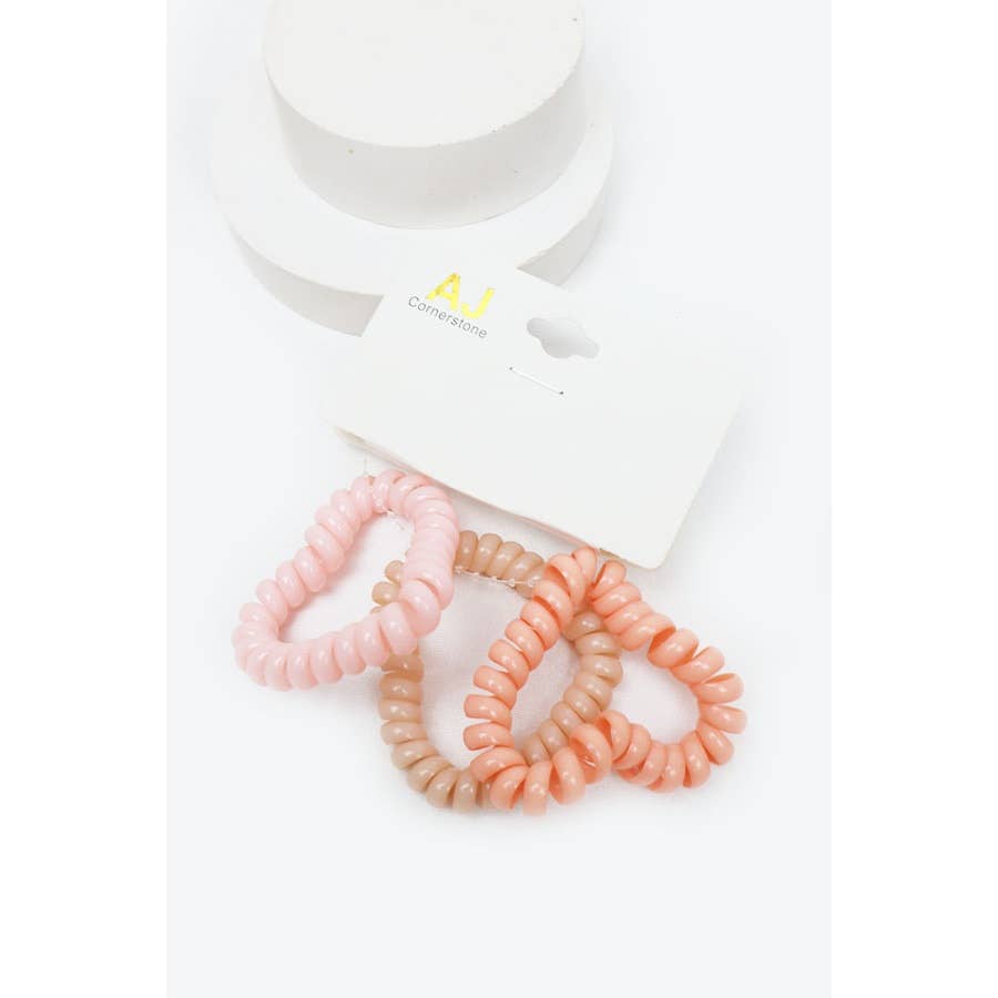 Heart Shape Spiral Hair Ties