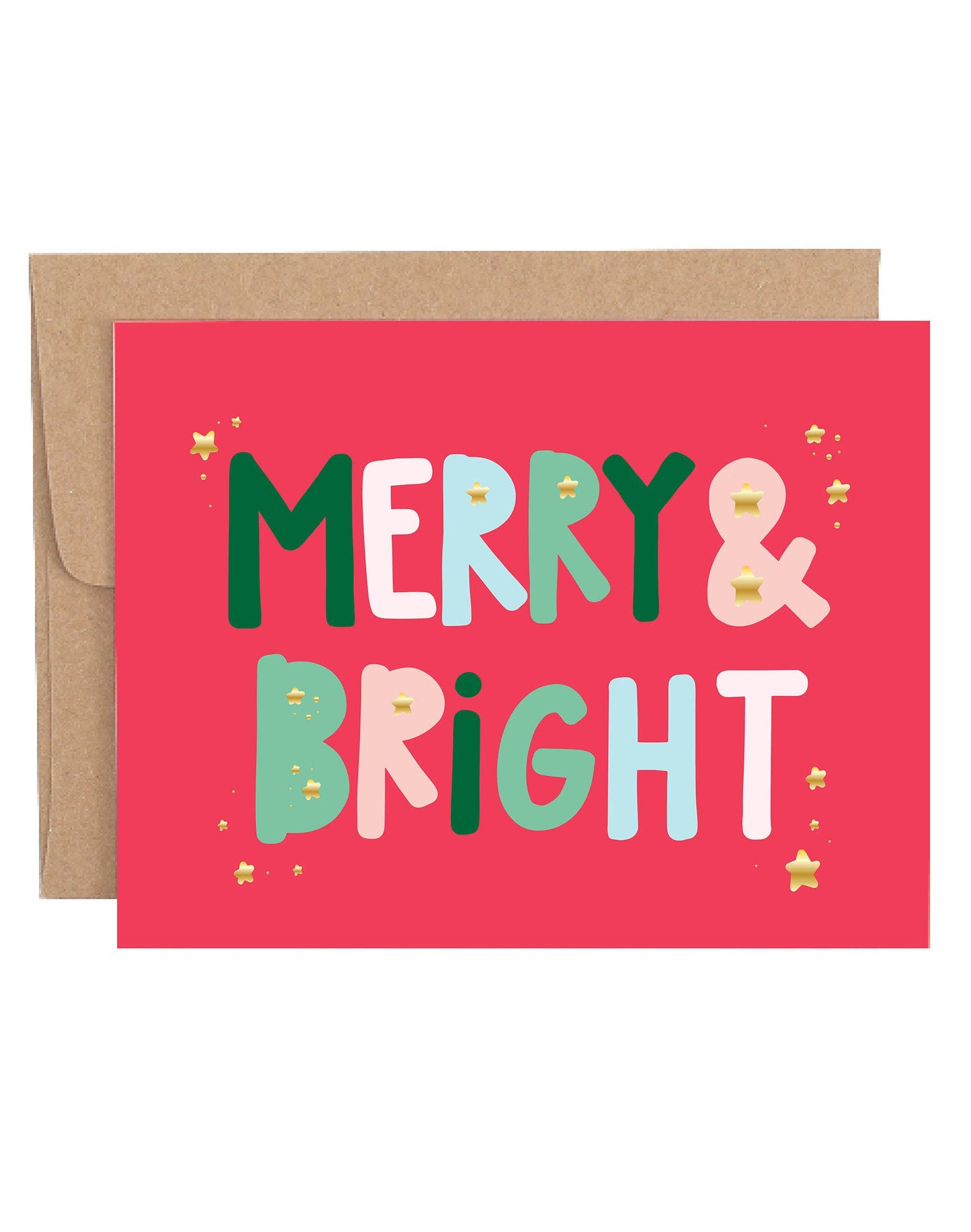 Merry & Bright Holiday Greeting Card