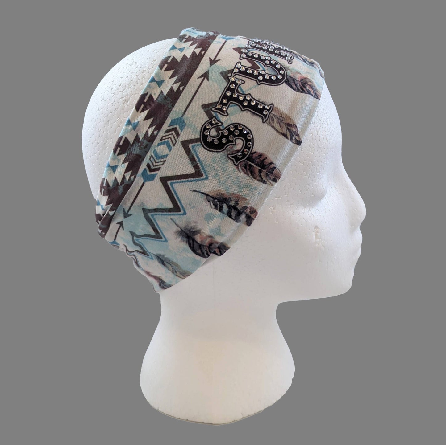Sturgis Feathers Head Wrap