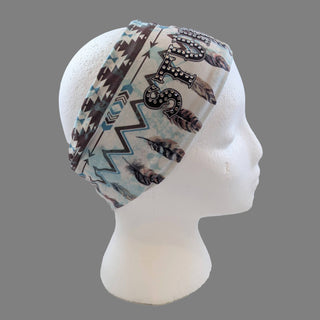 Sturgis Feathers Head Wrap