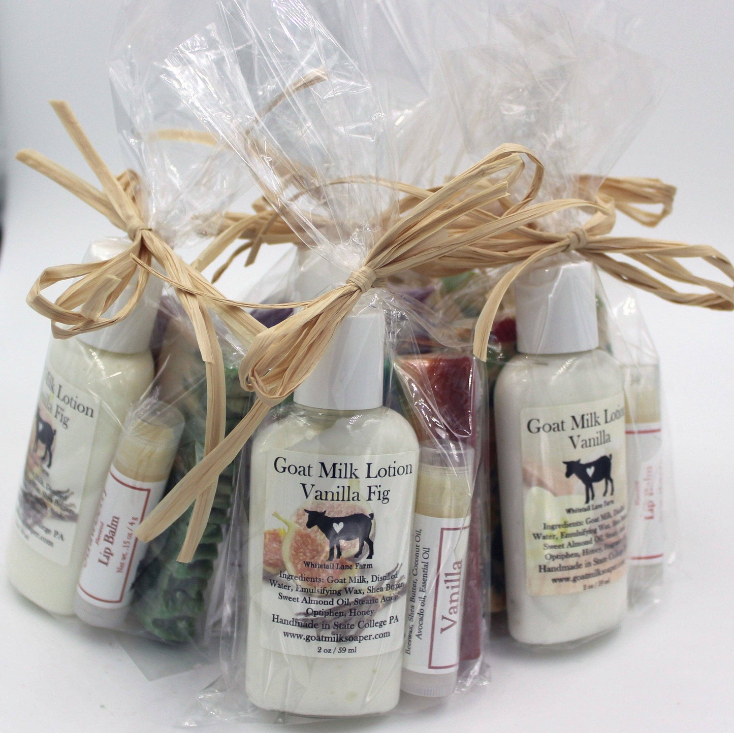 Gift Pack - Mini Soap, Lotion and Lip Balm Bundle