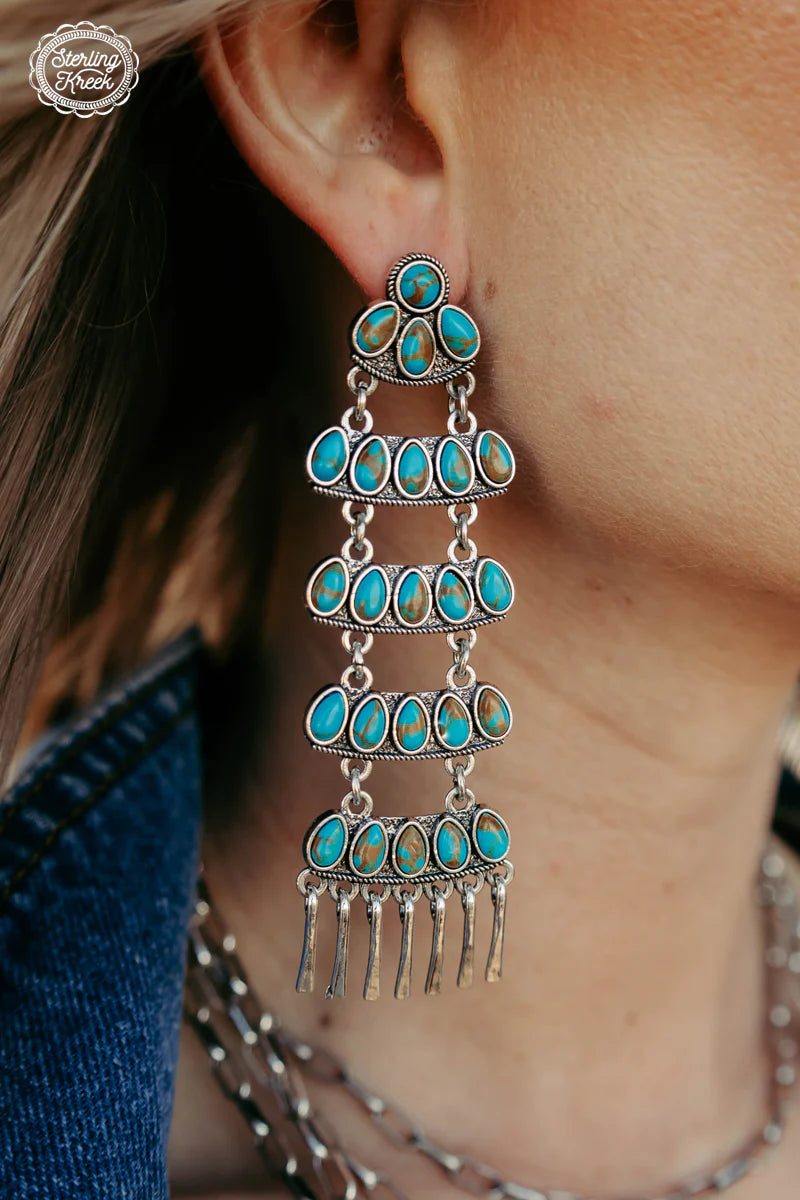Sterling Kreek Cowboy Canyon Earrings