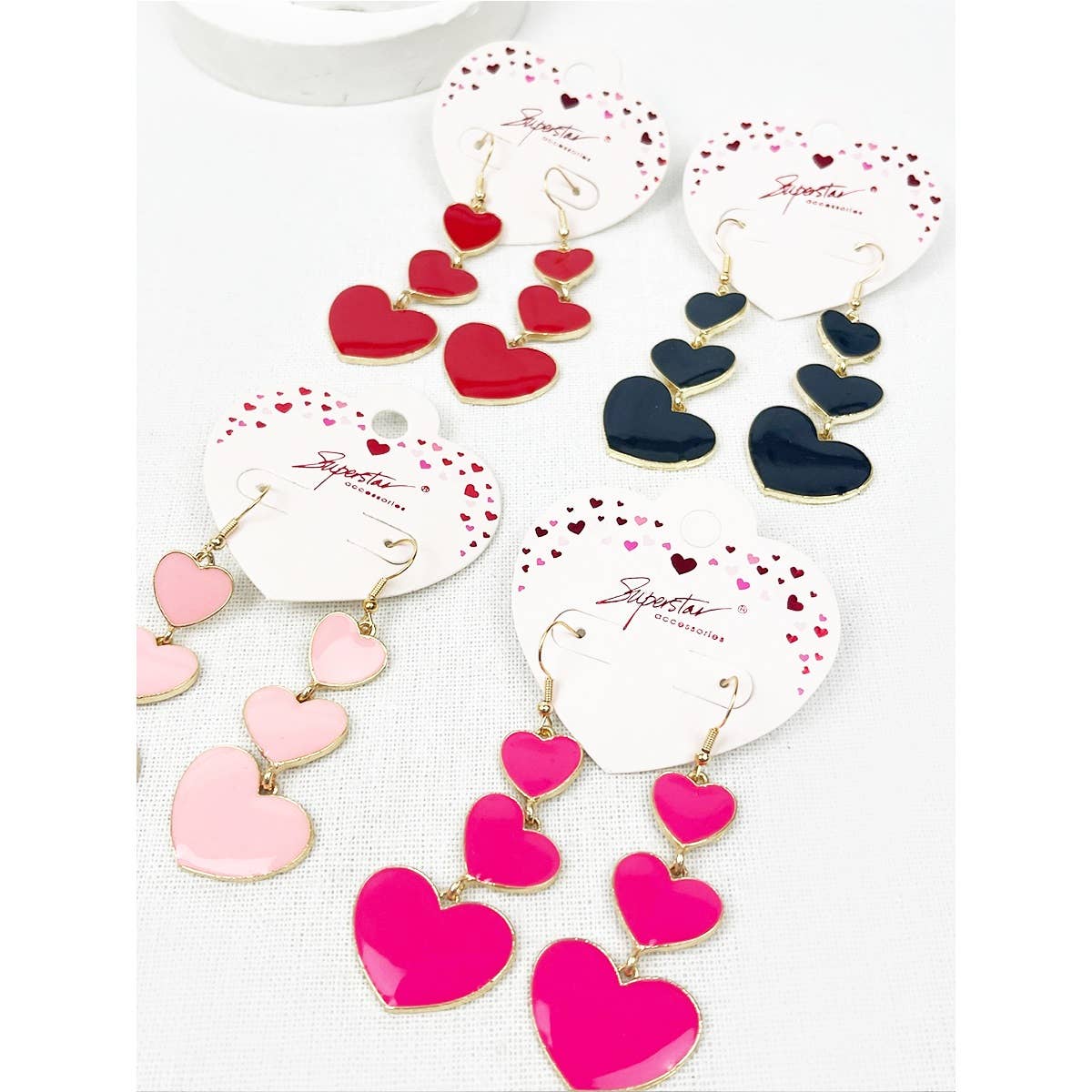 Heart Dangle Earrings