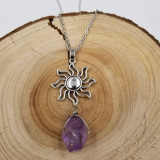 Sunshine Descending Natural Stone Necklace