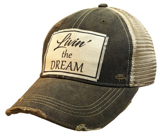Livin' The Dream Distressed Trucker Cap