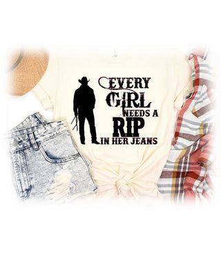 Every Girl Needs a Rip in Her Jeans-IN ICE GREY