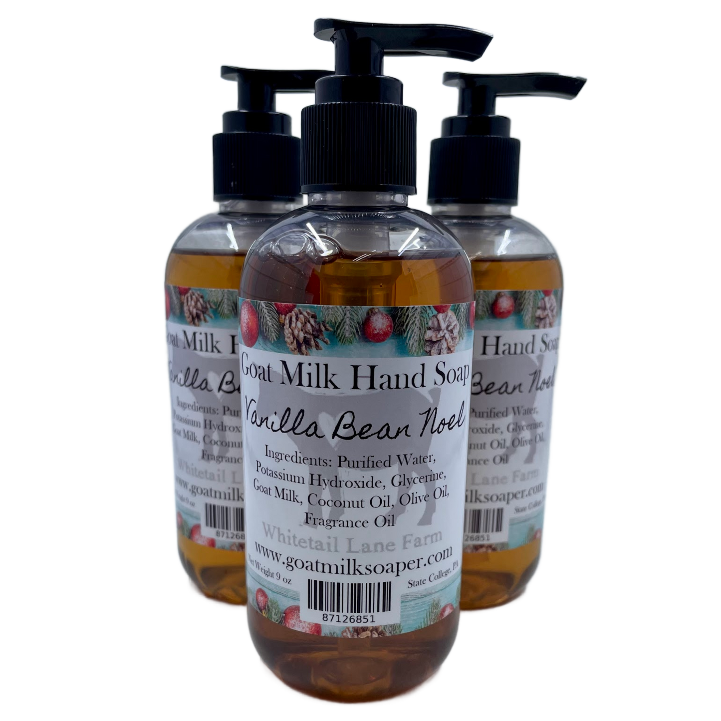 Liquid Goat Milk Hand Soap Vanilla Bean