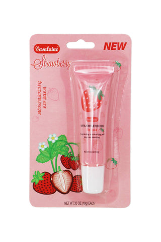 Strawberry Scented Gel Lip Balm Squeeze Tube