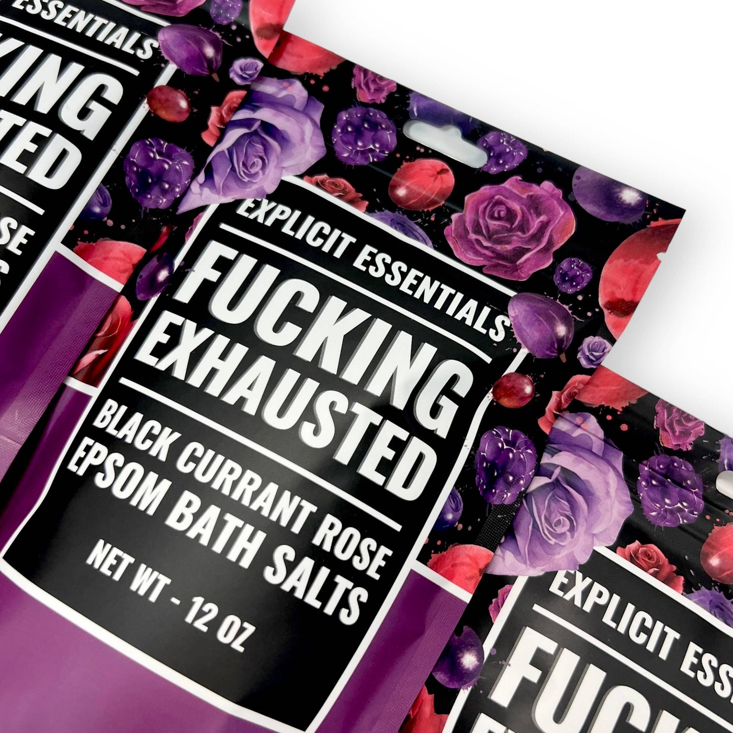 Fucking Exhausted Bath Epsom Salts 12oz Bag