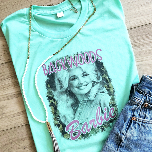 Backwoods Barbie Graphic T-Shirt Fun Dolly Shirt