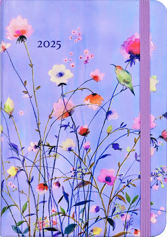 2025 Lavender Wildflowers Weekly Planner