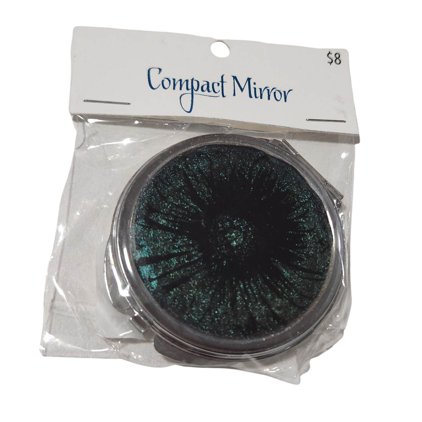 Flower compact mirror