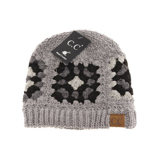 Cc Multi Color Crochet Beanie HAT7393