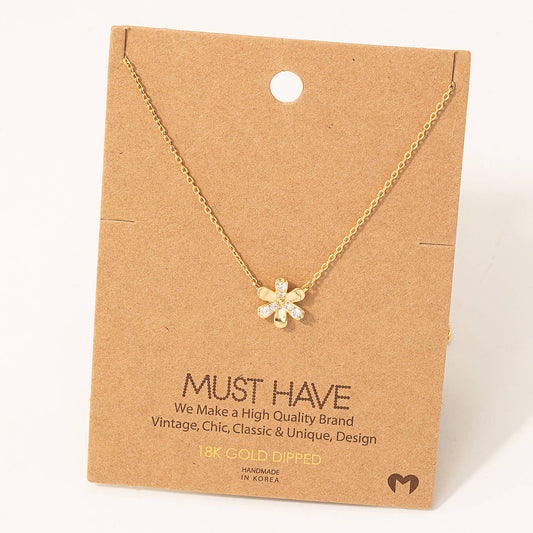 Flower Pendant Necklace