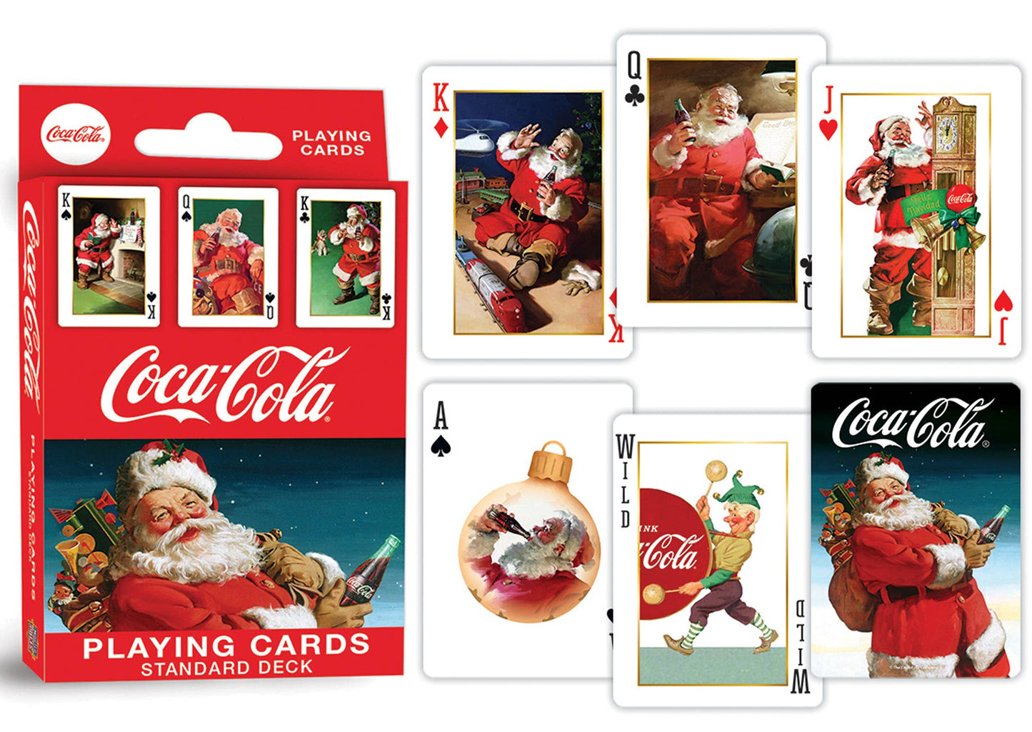 Coca-Cola Vintage Santa Playing Cards