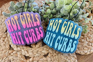 Hot Girls Hit Curbs Car Freshie