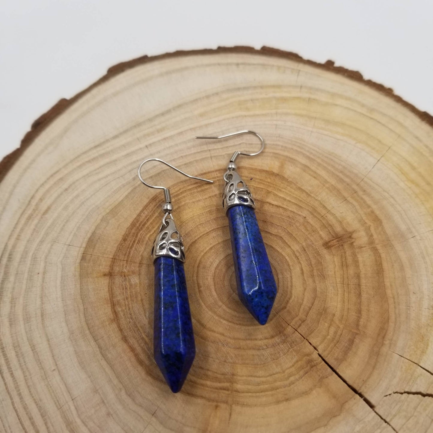 Handmade  Natural Healing Stone Earrings