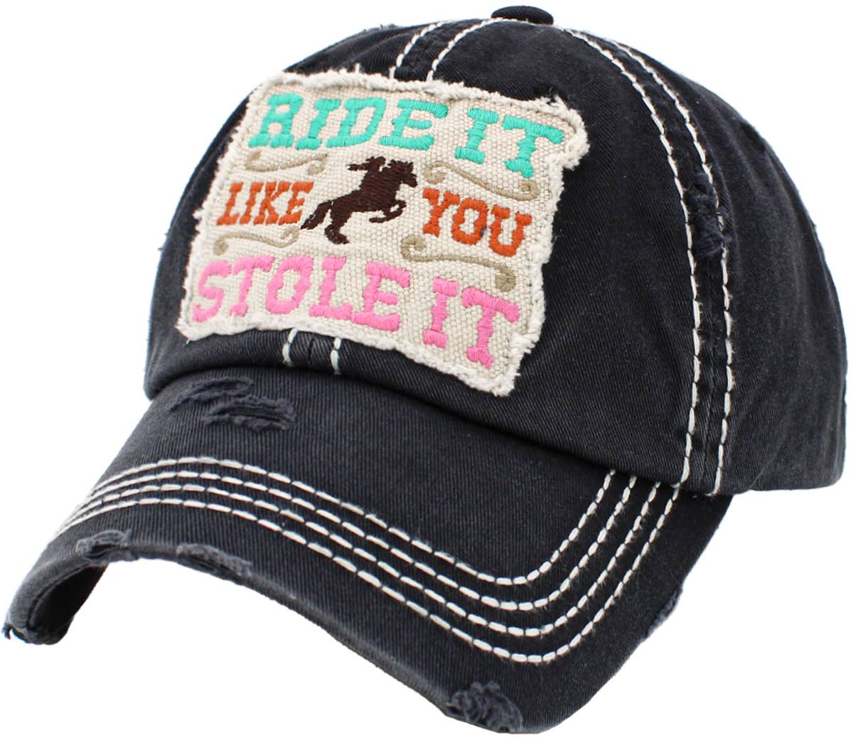 RIDE IT LIKE YOU STOLE IT WASHED VINTAGE BALLCAP