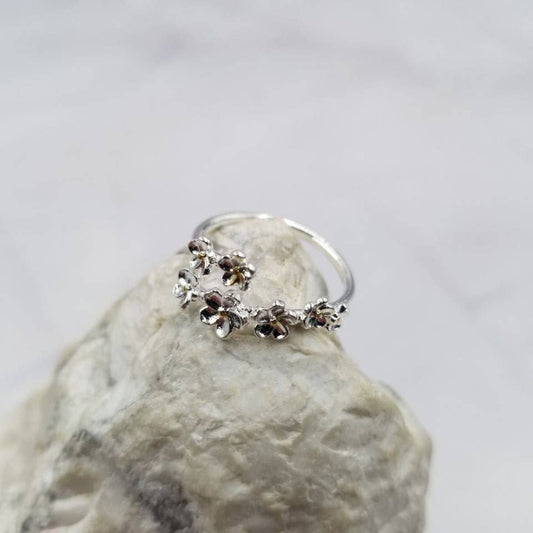 Blossom Flower Adjustable Ring