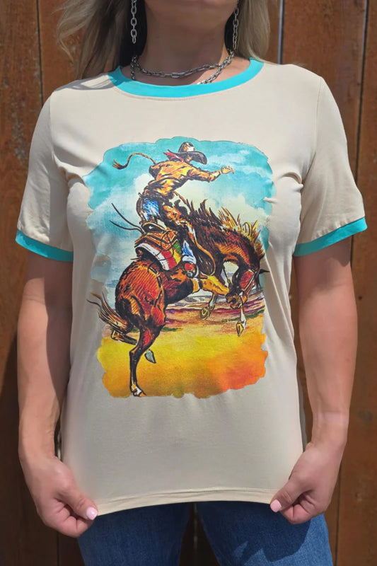 Sterling Kreek Last Wild Ride Ringer Tee