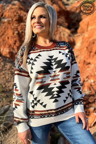 CLEARANCE Sterling Kreek Lean On Me Knit Sweater