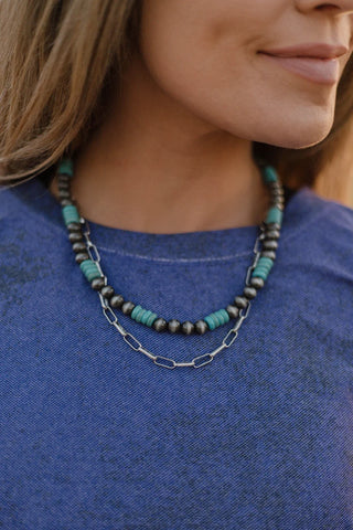 Sterling Kreek Western Links Necklace