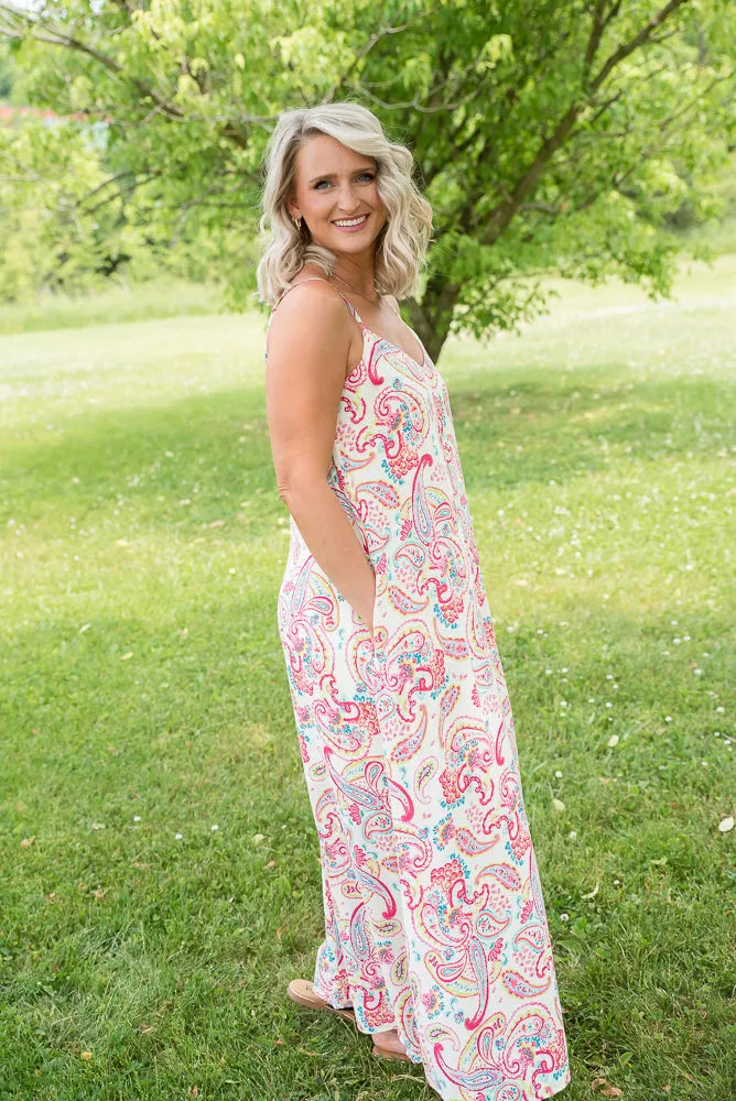 Paisley Paradise Maxi Dress