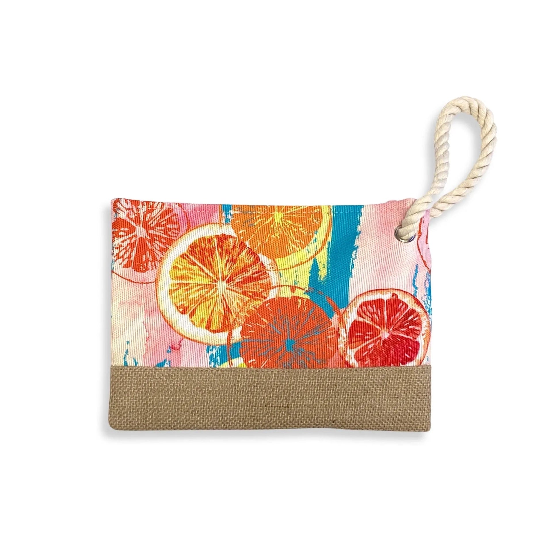 Summer Citrus Wristlet