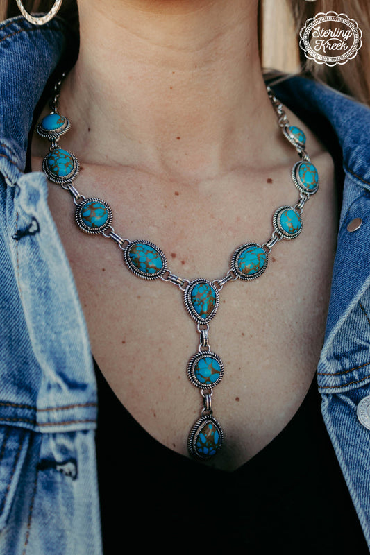 Sterling Kreek Turquoise Country Necklace