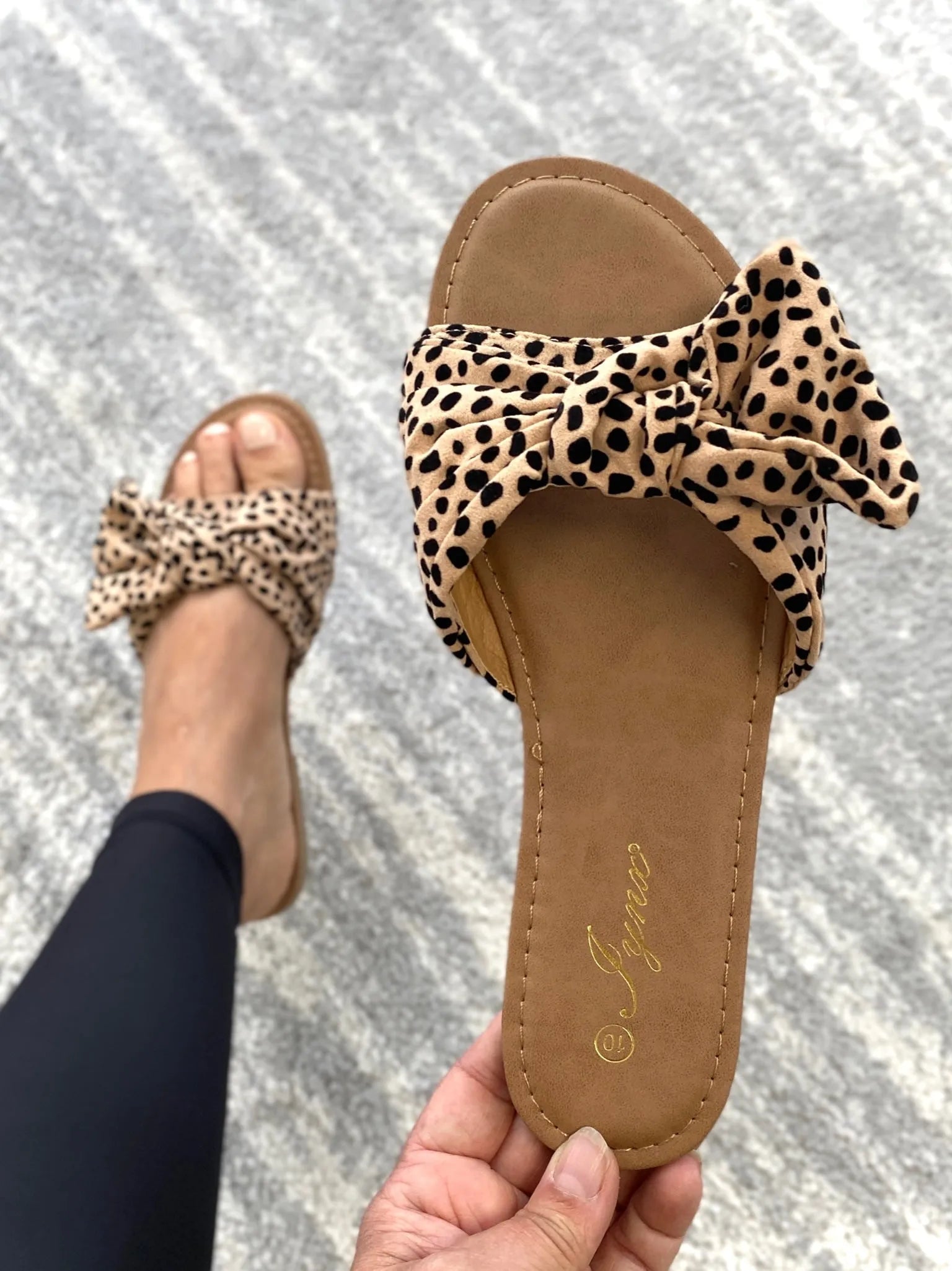 Why Knot Sandal in Cheetah