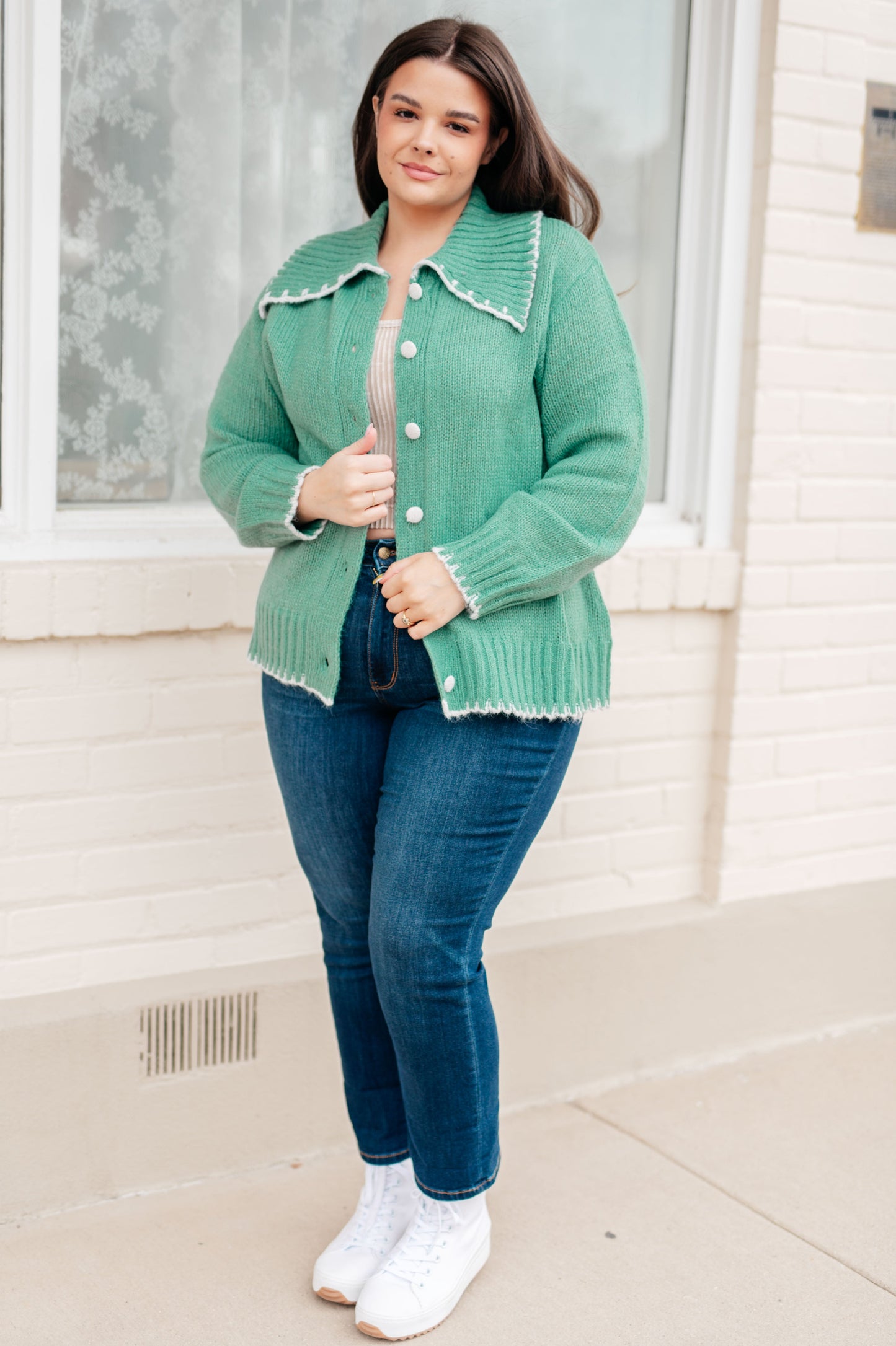 JODIFL Ready for Surprise Cardigan green